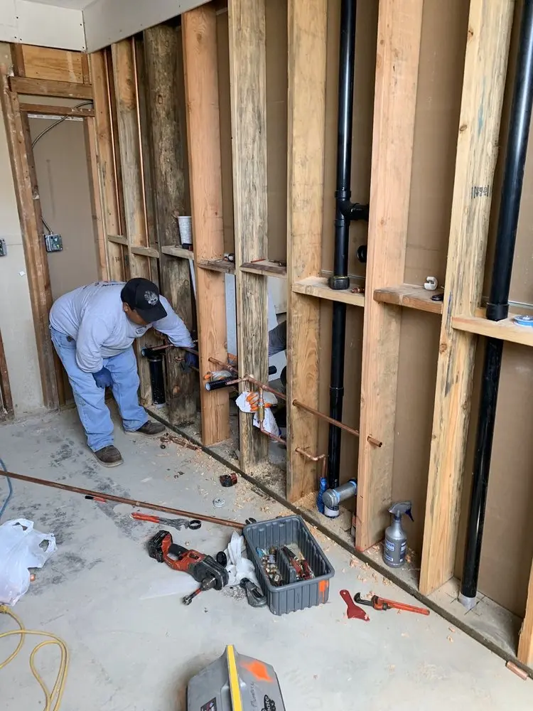 Commercial rough-in plumbing for Trenchless Sewer Repair in Spring Arbor